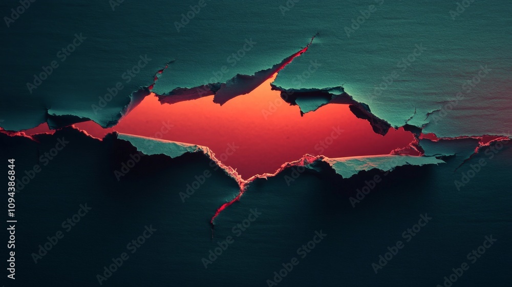 Poster abstract art concept digital creation modern aesthetics colorful environment eye-catching view creat