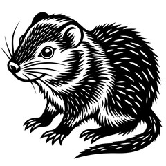 illustration of a lemming