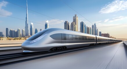 Fototapeta premium Future high-speed rail