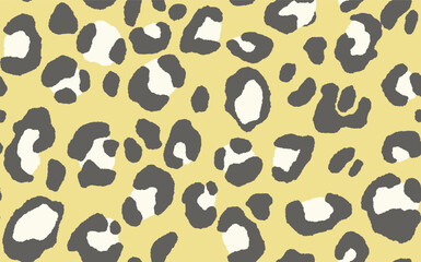 Abstract modern leopard seamless pattern. Animals trendy background. Color decorative vector stock illustration for print, card, postcard, fabric, textile. Modern ornament of stylized skin.