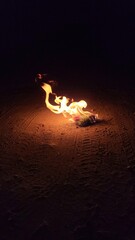 Płomień na ziemi © Kacper