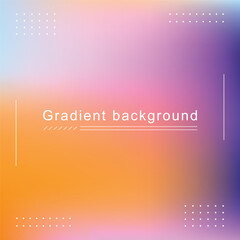 Modern Poster Gradient Mesh Background Template