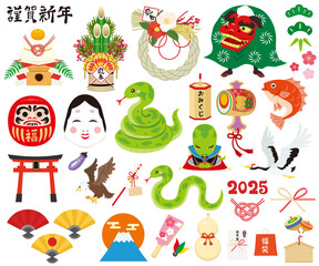 正月イラストセット