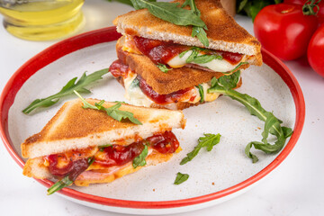 Grilled Pizza Sandwich