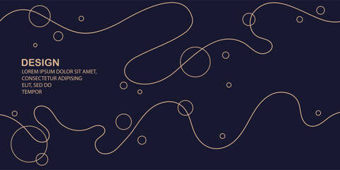 Modern backgrounds with abstract elements and dynamic shapes. Compositions of geometric shapes. Vector illustration.