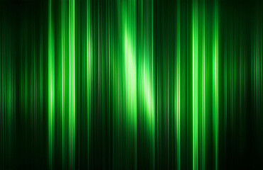 Abstract background with glowing green lines