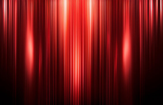 Abstract background with glowing red lines