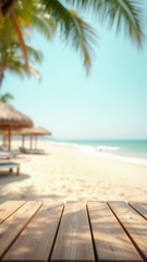 Obraz premium Beautiful beach background