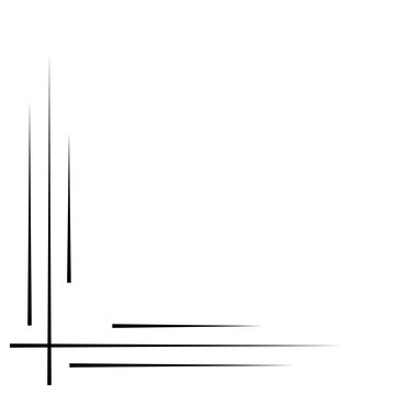 recommend clip art: Minimalist line art corner border decorative frame for decor