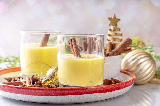 Rompope, Mexican  eggnog vegan cocktail
