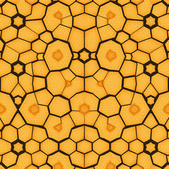 abstract background with hexagons
