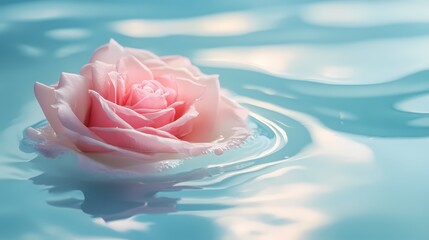 Digital technology Pink rose milk Flow swirl illustration poster background