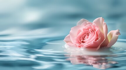 Digital technology Pink rose milk Flow swirl illustration poster background