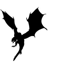 Fototapeta premium Dragon Mythology Illustration 