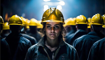 Female Worker in Mining Industry