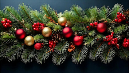 Doğal &Ccedil;am Dalları ve Kozalaklar