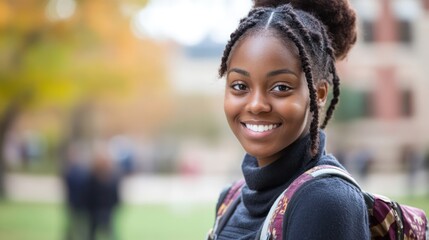 African American student benefiting from a financial literacy program at a university in Chicago, USA