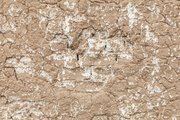 adobe clay wall texture as background