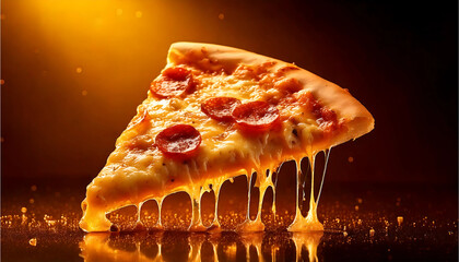 pizza in the oven