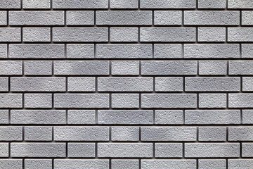 Gray brick wall texture, abstract background for design and decoration