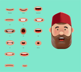 Adobe Character Animator Muslim Teacher puppet 