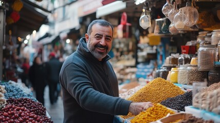 Middle Eastern expatriate managing finances through banking for expats in Istanbul, Turkey