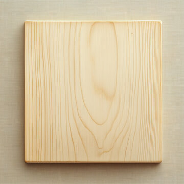 wooden board isolated on white background