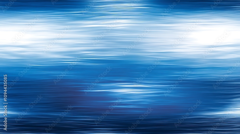 Poster abstract blue gradient with soft, blurred textures suggesting depth and tranquility.