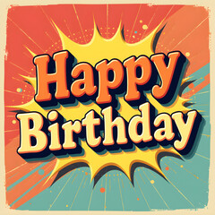Fototapeta premium happy birthday AI PNG 4