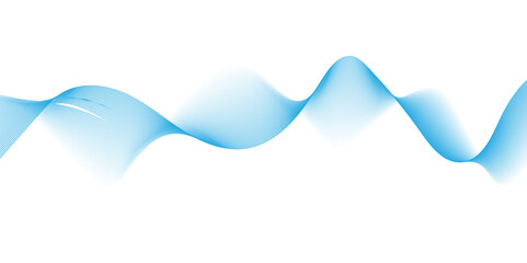 Abstract blend wave lines and technology background. Background lines wave abstract stripe design. White background, mesh abstract, vector gradient line soft blend.	
