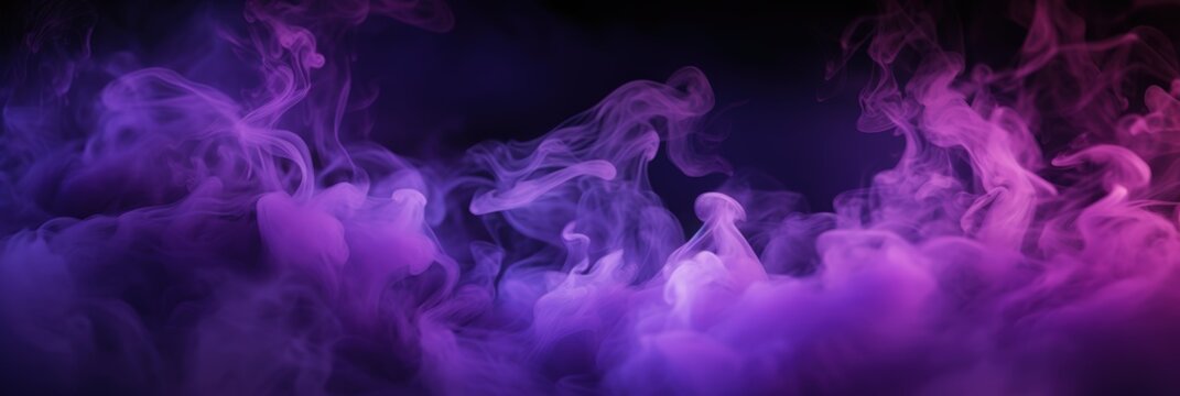 purple smoke , purple splash painting on black background, purple powder dust paint purple explosion explode burst isolated splatter abstract.purple smoke or fog particles explosive effect