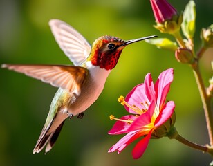 Fototapeta premium hummingbird in flight