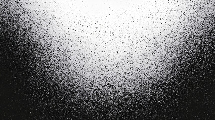 scanned paper, Halftone faded gradient texture. Grunge halftone grit background. White and black sand noise effect overlay 