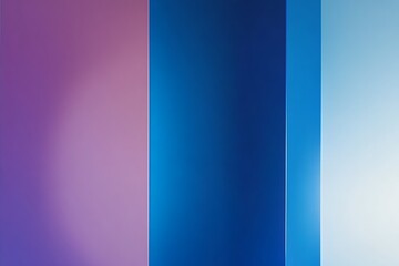 Obraz premium A gradient of colors transitioning from purple to blue, creating a soft, modern backdrop.