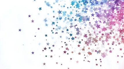 Shining stars isolated on a white background 