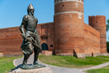 Obraz premium Castle of the Masovian Dukes. The castle was built in the fourteenth or fifteenth century by the Masovian Duke Siemowit III. The castle is located in Ciechanow, Masovian voivodeship, in Poland