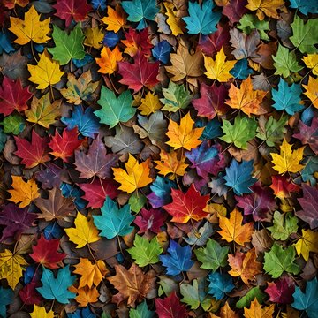 Fallen Leaves of Many Colours