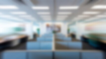 Abstract blurred office room Background. blurry working space. use for background in business concept.