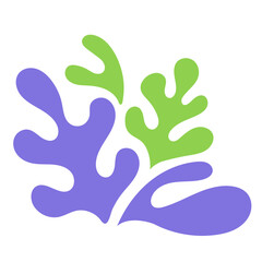 Abstract Leaves Shape