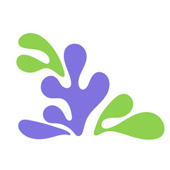 Abstract Leaves Shape