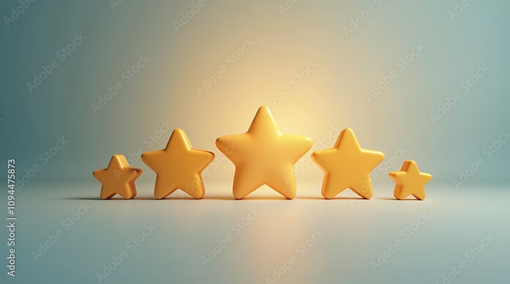 Aufkleber Customer Feedback Application Interface with Five-Star Rating System for Enhancing User Satisfaction and Experience