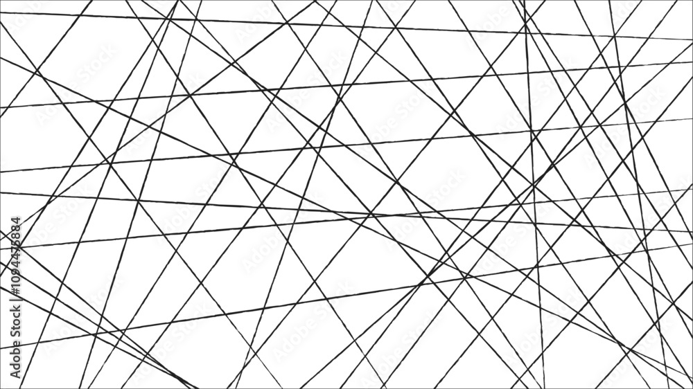 Poster random geometric line pattern on a transparent background. abstract geometric lines background. abst