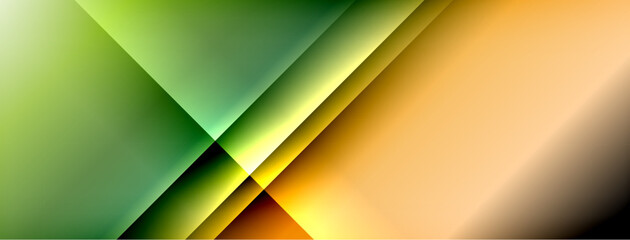 Colorful gradient with lines made of shadow and light. Creative background