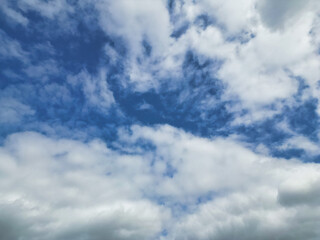 Sky and Clouds over Canterbury Central city of England UK