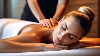 Fototapeta premium Calm and Peaceful Spa Experience for Rejuvenation