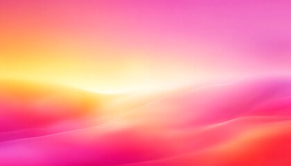 Obraz premium A soft gradient of pink and yellow hues creating a serene abstract background.