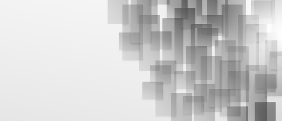 Fototapeta premium Abstract technology vertical overlapped geometric squares shape
