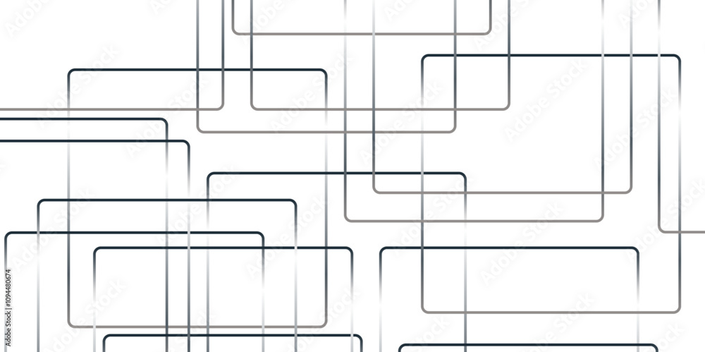 Poster abstract grey lines on white background with luxury shapes architecture plan. modern pattern elegant