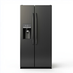 Sleek Black French Door Refrigerator 