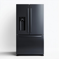 Sleek Black French Door Refrigerator 